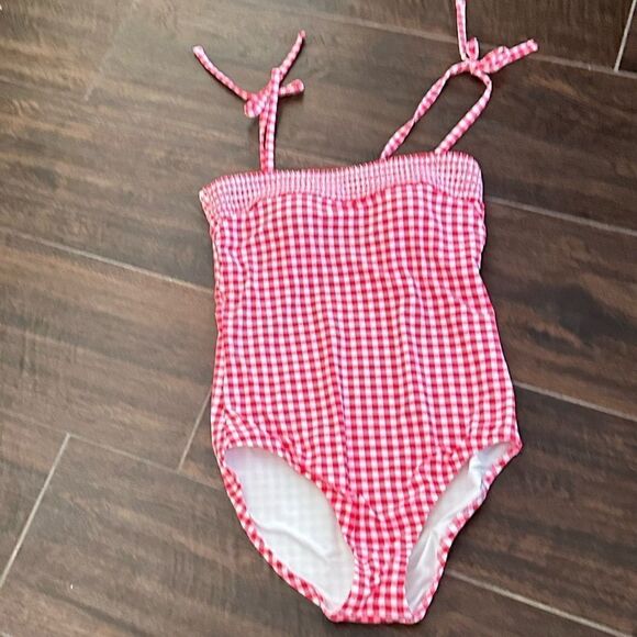 Lands end /Draper James Bandeau One Piece Swimsuit - Picture 6 of 9